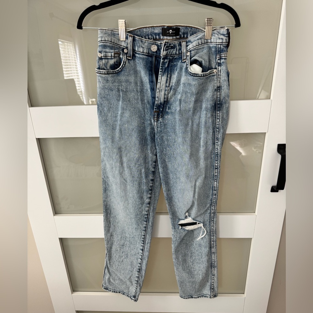 7 For All Mankind Light Blue Denim